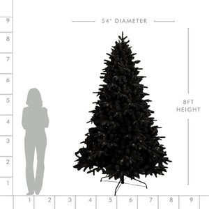 Pre-Lit Hardneedle Flocked Artificial Christmas Tree