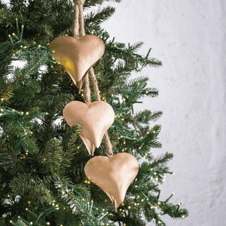 Heart Shaped Christmas Bell Ornament - Irony Home