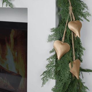 Heart Shaped Christmas Bell Ornament - Irony Home