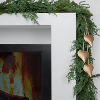 Heart Shaped Christmas Bell String - ironyhome