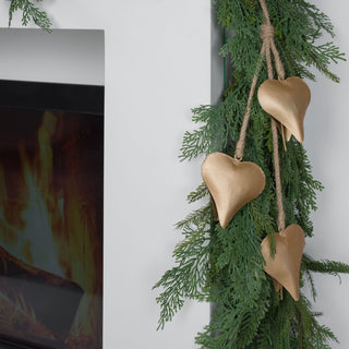 Heart Shaped Christmas Bell String - ironyhome