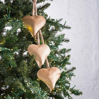 Heart Shaped Christmas Bell String - ironyhome