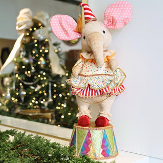 Holiday Circus Elephant Tabletop - ironyhome