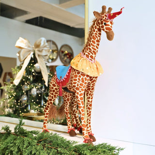Holiday Circus Giraffe Tabletop Decoration - ironyhome