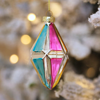 Holiday Circus Ribbed Finial Ornament - ironyhome