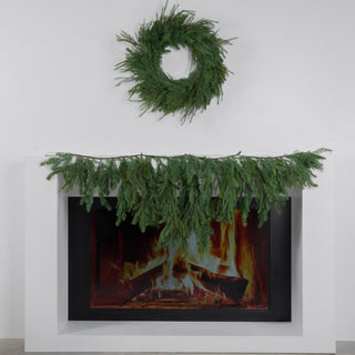 Holiday Cypress Leaf Wreath - ironyhome