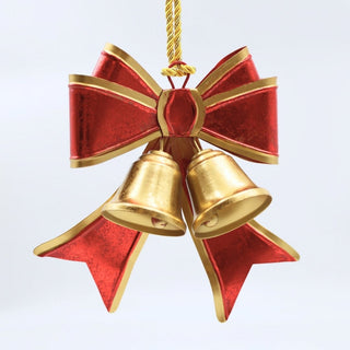Holiday Harmony Bell Bow Ornament - ironyhome