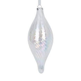 Iridescent Crystal Finial Ornament - ironyhome
