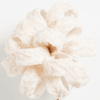 Ivory Velvet Flower Pick - Irony Home