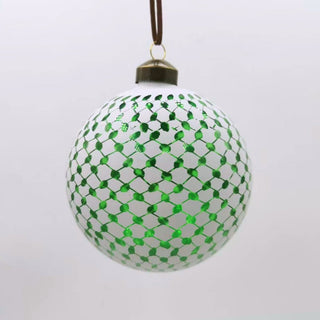Joy Without Borders: Palestinian Keffiyeh Ornament Sets - ironyhome