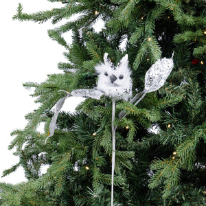 Leaf Winged Bird Christmas Tree Pick