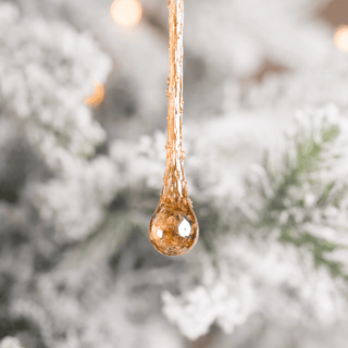 Legacy Gold Drop hanging ornament - Irony Home