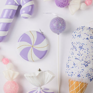 Lilac Sweet Fantasy Lollipop Ornament - ironyhome