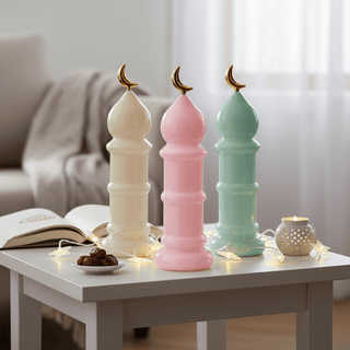 Lunar Majesty Glossy Glass Colum - ironyhome