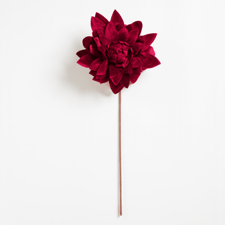 Lush Burgundy Sunflower Pick - Irony Home
