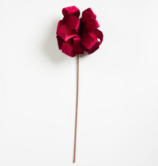 Lush Burgundy Velvet Tree Pick - Irony Home