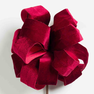 Lush Burgundy Velvet Tree Pick - Irony Home