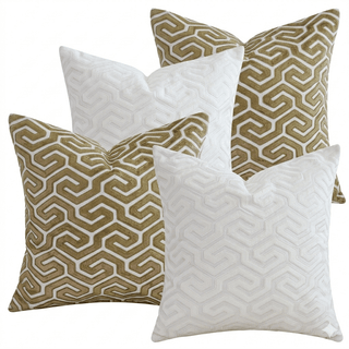 Lyra Sage & Ivory Collection Set — 4 Pieces - ironyhome