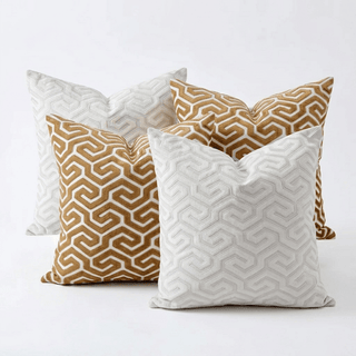 Lyra Tan & Ivory Collection Set — 4 Pieces - ironyhome