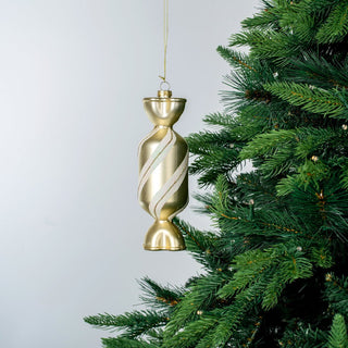 Matte Champagne Toffee Ornament - ironyhome