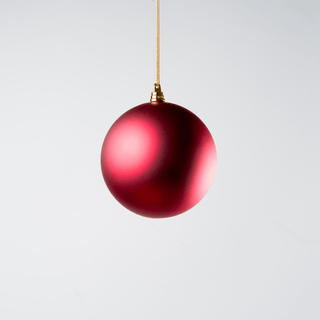 Matte Red Shatterproof Ball Ornament - Irony Home