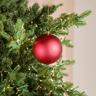 Matte Red Shatterproof Ball Ornament - Irony Home