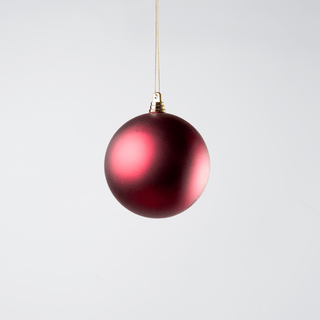 Matte Red Shatterproof Ball Ornament - Irony Home