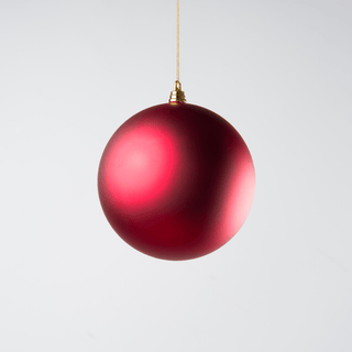 Matte Red Shatterproof Ball Ornament - Irony Home