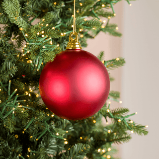 Matte Red Shatterproof Ball Ornament - Irony Home