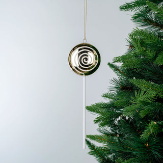 Matte White & Shiny Champagne Candy Ornament Set - ironyhome