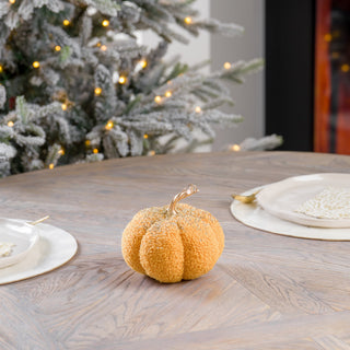 Medallion Yellow Large Pumpkin Tabletop - ironyhome
