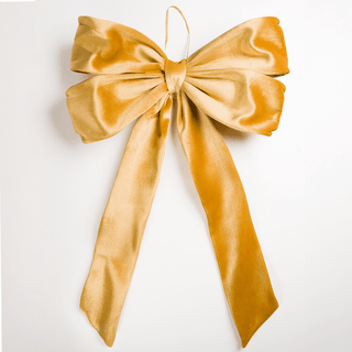 Medium Wired Velvet Bow - Irony Home