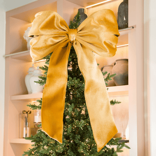 Medium Wired Velvet Bow - Irony Home