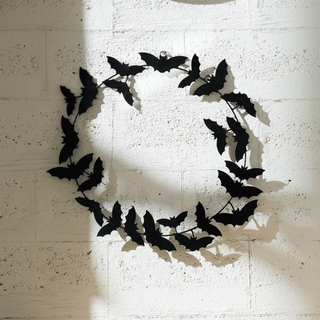 Metal Bat Wreath - Irony Home