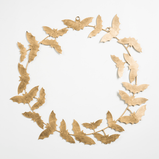 Metal Bat Wreath - Irony Home