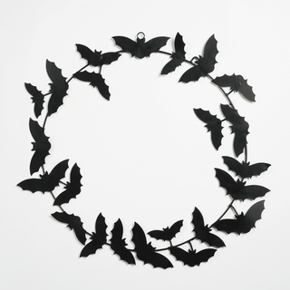 Metal Bat Wreath - Irony Home