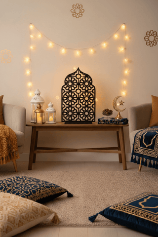 Midnight Lattice Mosque Arch - ironyhome