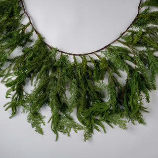 Mixed Cypress Leaves Garland - ironyhome