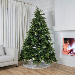 Pre-Lit Mixed Foliage Christmas Tree