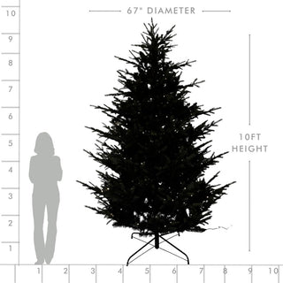 Mixed Foliage Flocked Pre - Lit Christmas Tree - ironyhome