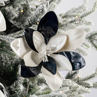 Monochrome Blooming Magnolia Pick - ironyhome