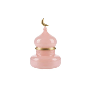 Moonlight Royale Glass Dome with Gold Detailing - ironyhome