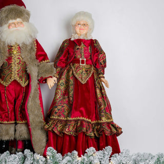 Mrs. Santa With Stand - ironyhome