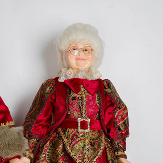 Mrs. Santa With Stand - ironyhome