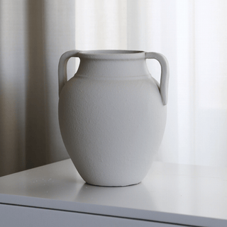 Natural Terracotta Amphora Vase - ironyhome