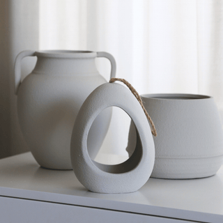 Natural Terracotta Amphora Vase - ironyhome