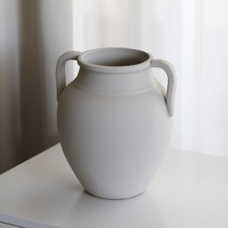 Natural Terracotta Amphora Vase - ironyhome