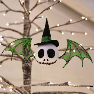 Nightmare Before the Holidays Frankenbat Halloween Decoration - ironyhome