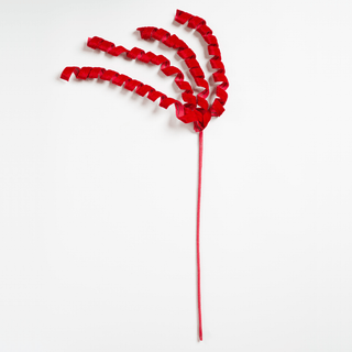 Noble Red Swirl Tree Pick - Irony Home