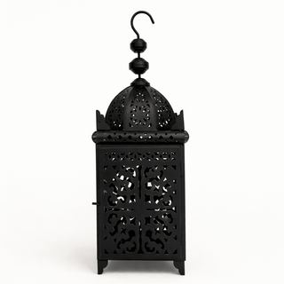 Noir Filigree Dome Lantern - ironyhome